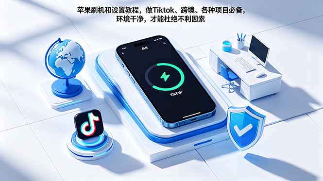 苹果刷机和设置教程,做Tiktok、跨境、各种项目必备,环境干净,才能杜绝不利因素-UUY
