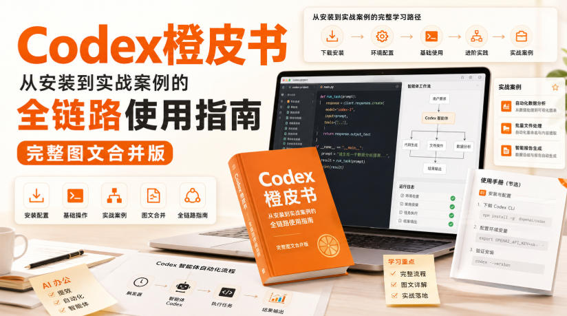 Codex橙皮书，从安装到实战案例的全链路使用指南，完整图文合并版-UUY