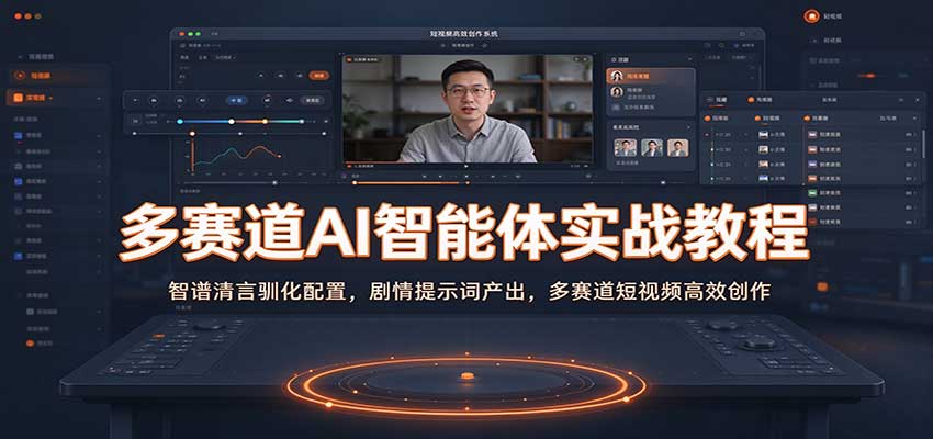 多赛道AI智能体实战教程：智谱清言驯化配置，剧情提示词产出，多赛道短视频高效创作-UUY