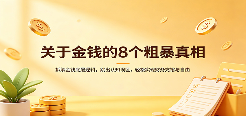 关于金钱的8个粗暴真相：拆解金钱底层逻辑，跳出认知误区，轻松实现财务充裕与自由-UUY