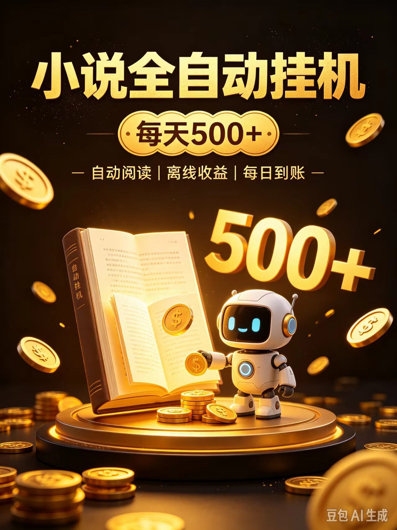 番茄全自动小说0门槛副业，日入300+，躺赚稳定风口项目-UUY