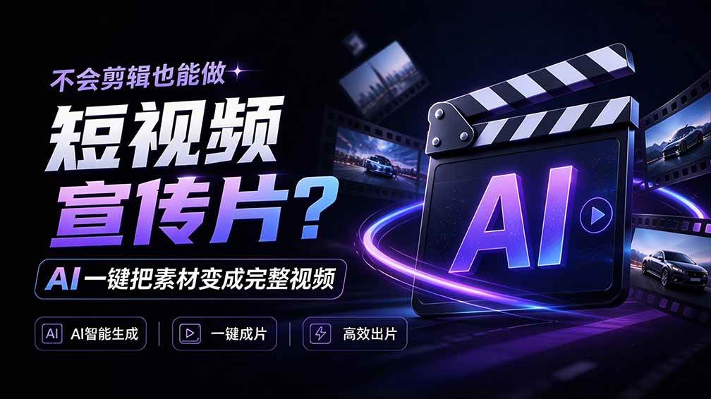 （21150期）我跪下来了！不会剪辑也能做短视频宣传片？ AI 一键把素材变成完整视频，真是神奇，OpenFilm 超省事