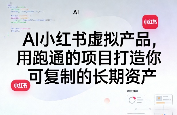 AI小红书虚拟产品，用跑通的项目打造你可复制的长期资产（更新0902）-UUY