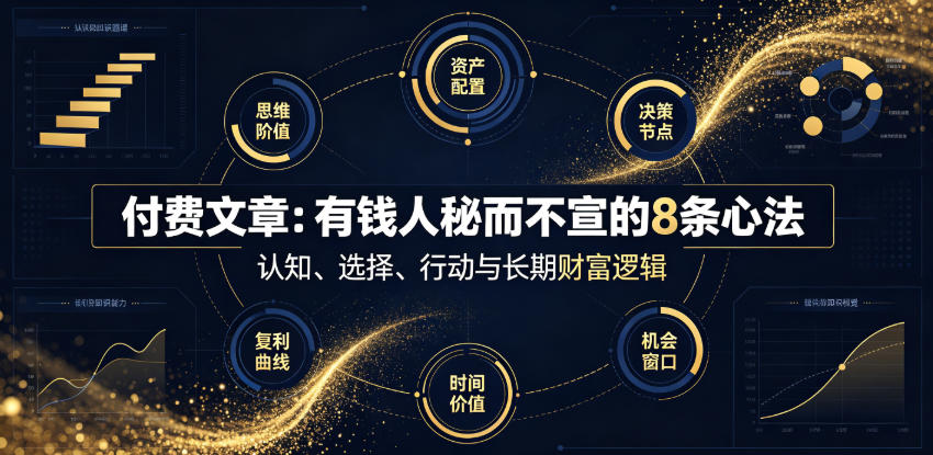 付费文章：有钱人秘而不宣的8条心法-UUY