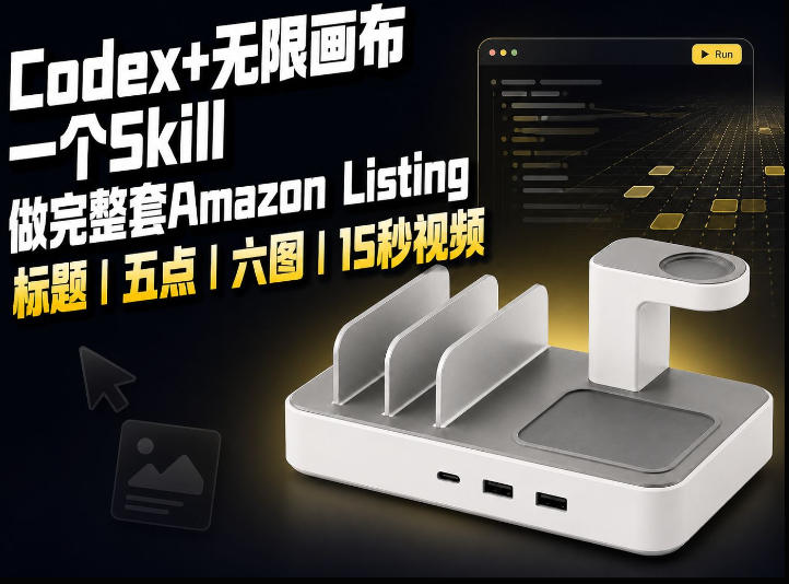 我用一个Codex Skill做完Amazon Listing：标题、五点、六图和视频全流程-UUY