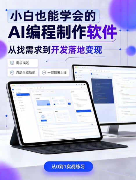 手把手教会你ai编程制作软件到变现全路径，零基础小白轻松上手，从找需求到开发落地变现【揭秘】-UUY