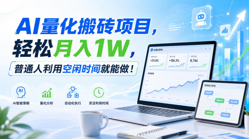 利用AI实现自动量化搬砖，月入万元，任何人都可以做！-UUY