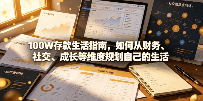 付费文章：100W存款生活指南，如何从财务、社交、成长等维度规划自己的生活-UUY
