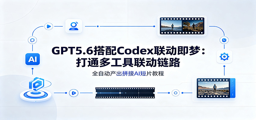 GPT5.6搭配Codex联动即梦：打通多工具联动链路，全自动产出拼接AI短片教程-UUY