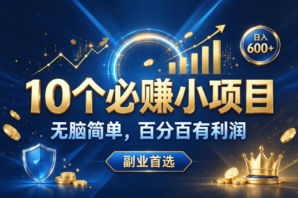 (21154期)9个必赚的前小项目,超级的简单,百分百赚米,副业首选,日入500+ (21154期)9个必赚的前小项目,超级的简单,百分百赚米,副业首选,日入500+