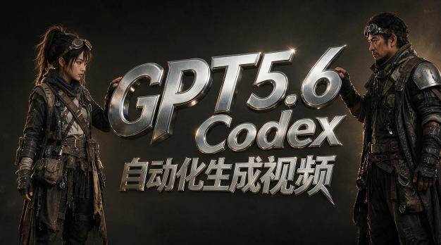 （19393期）GPT5.6+Codex自动化视频生成：提示词设计×角色设定×封面海报×工作流思路，高效产出AI视频-UUY